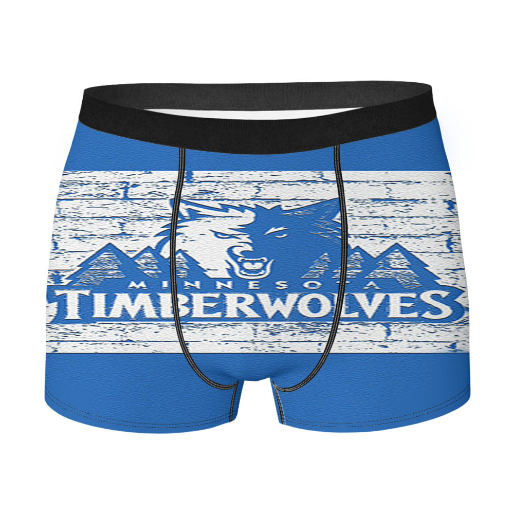 Best Of Minnesota Timberwolves Men'S Boxer Briefs