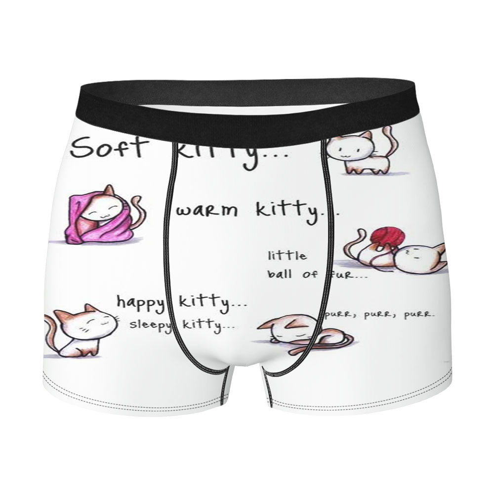 Big Bang Theory Cute Soft Kitty Warm Kitty Men'S Boxer Briefs