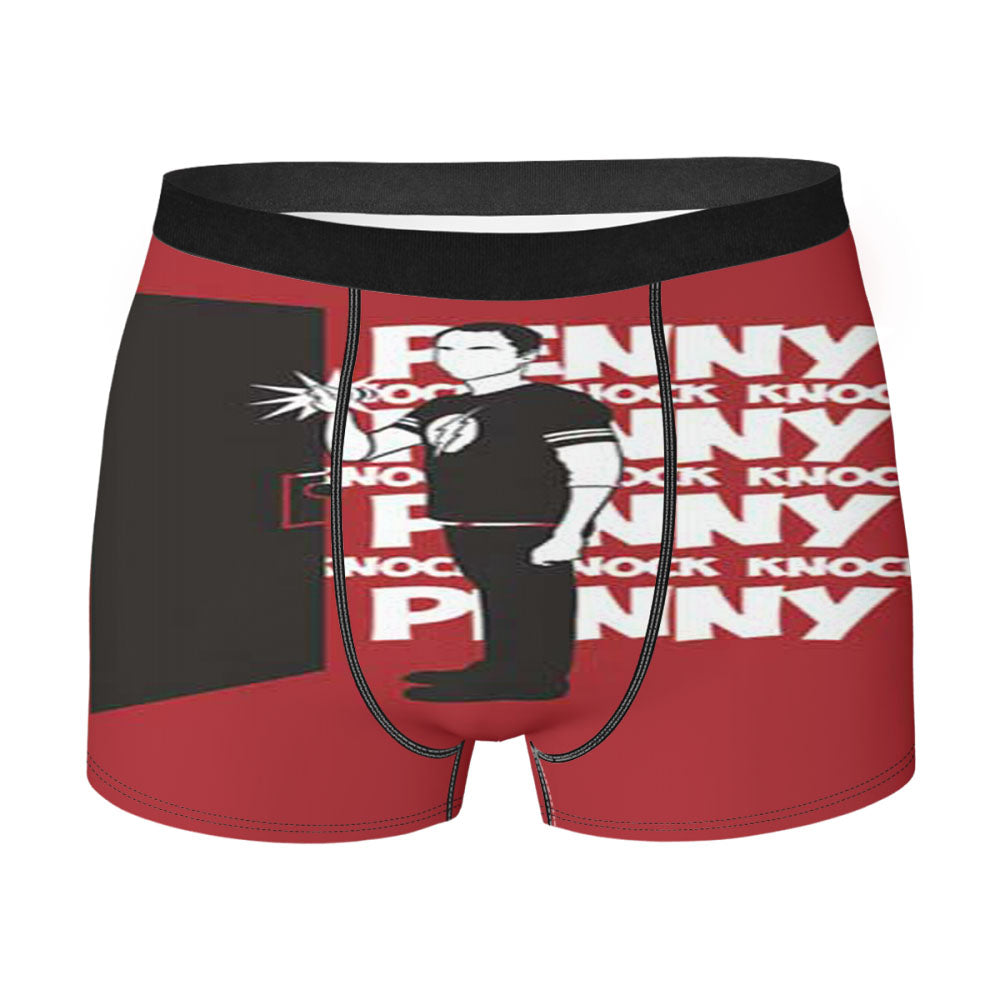 Big Bang Theory Knock Red Men'S Boxer Briefs