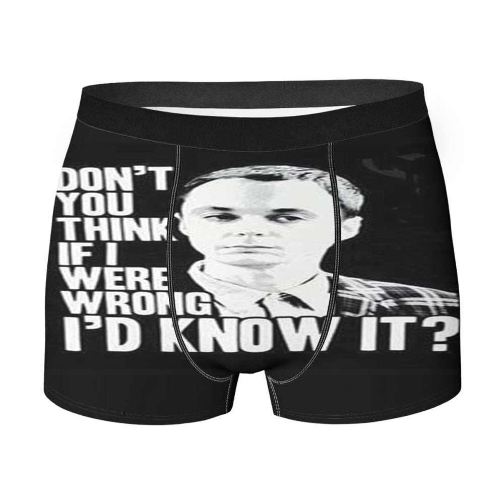 Big Bang Theory Sheldon Quote Blk Men'S Boxer Briefs