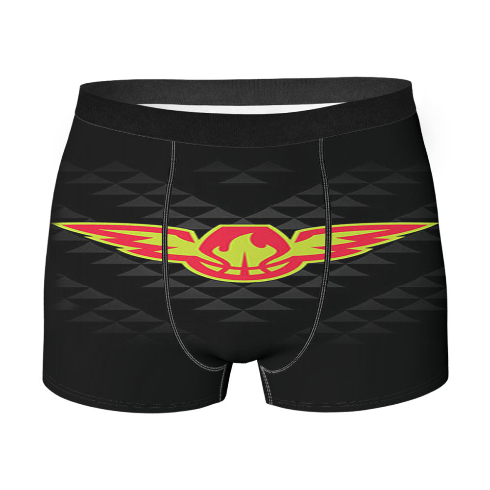 Black Atlanta Hawks Men'S Boxer Briefs