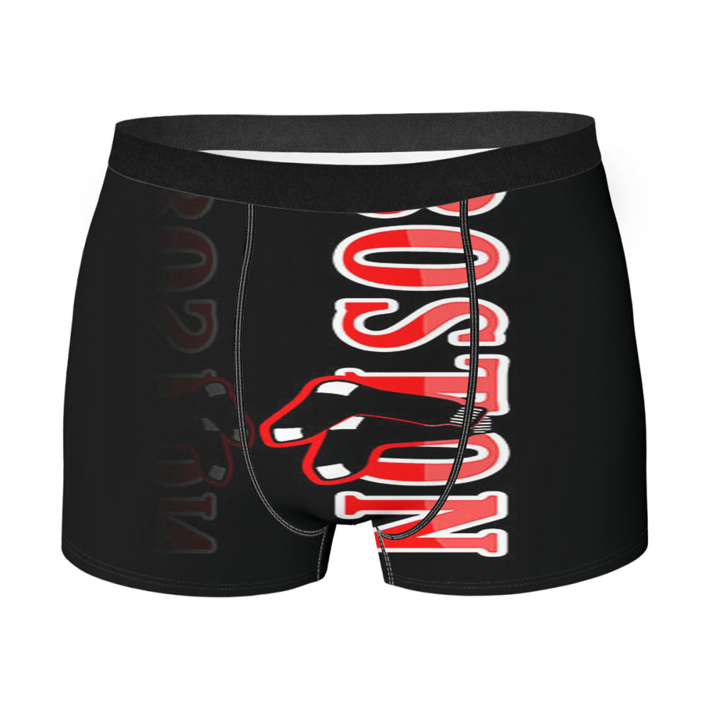 Black Boston Men'S Boxer Briefs