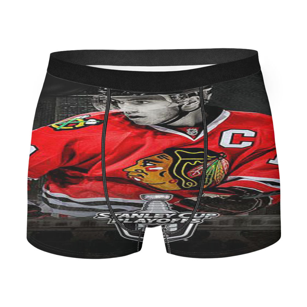 Blackhawks Wallpaper Men'S Boxer Briefs