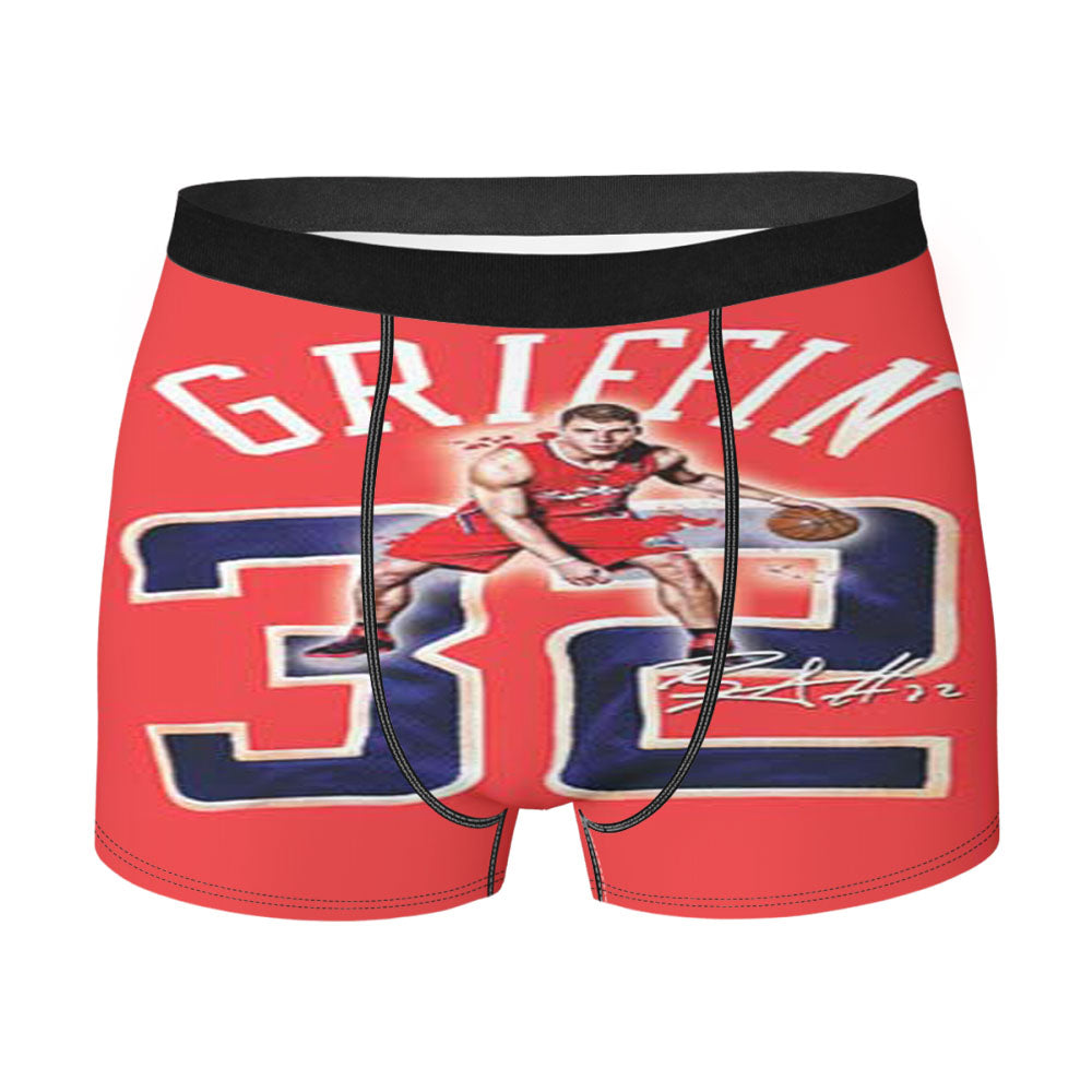 Blake Griffin Jersey Glow Men'S Boxer Briefs