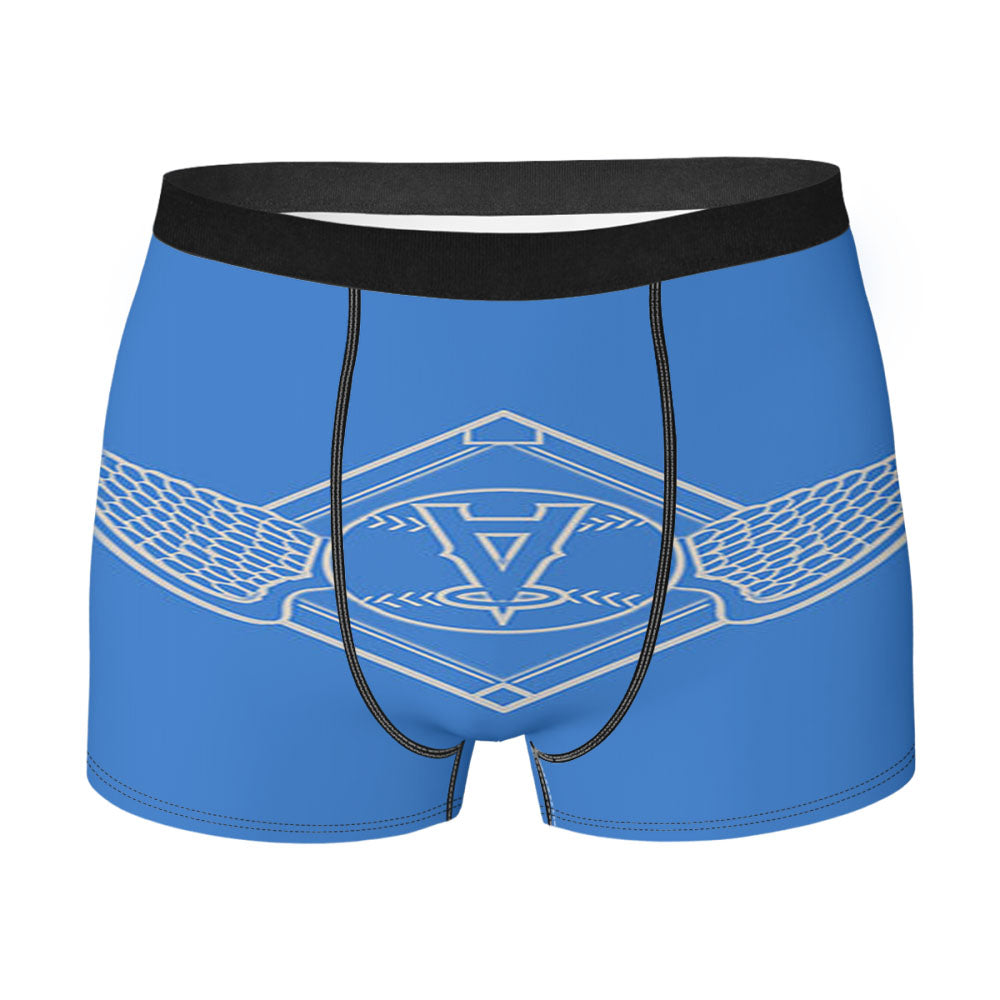 Blu Grey Angels Men'S Boxer Briefs