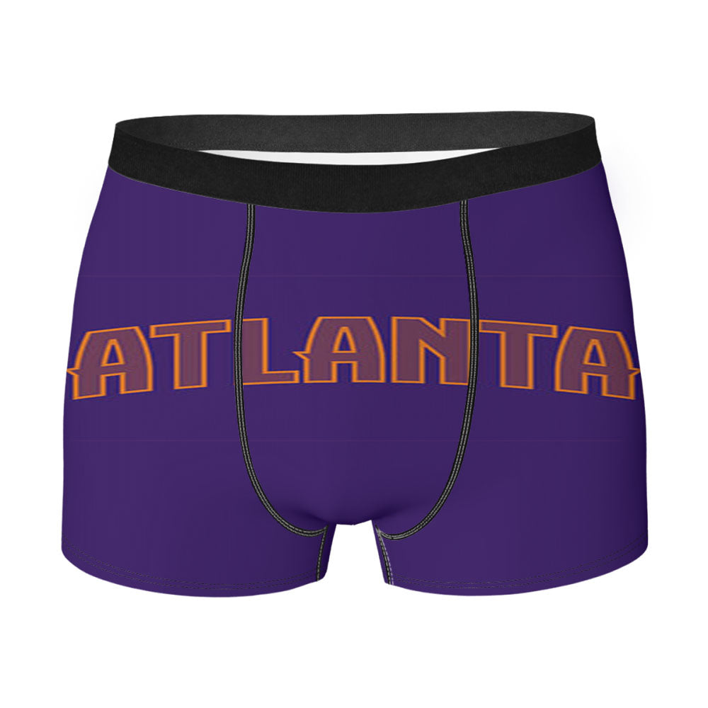 Blue Atlanta Hawks Men'S Boxer Briefs