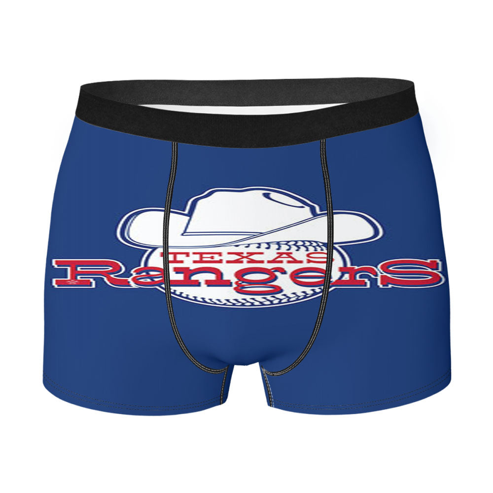 Blue Texas Ranger Good Men'S Boxer Briefs