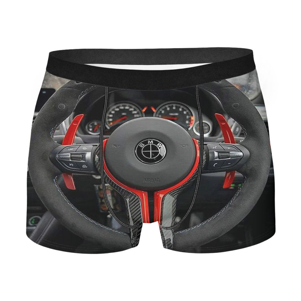 Bmw Steering Wheels Men'S Boxer Briefs