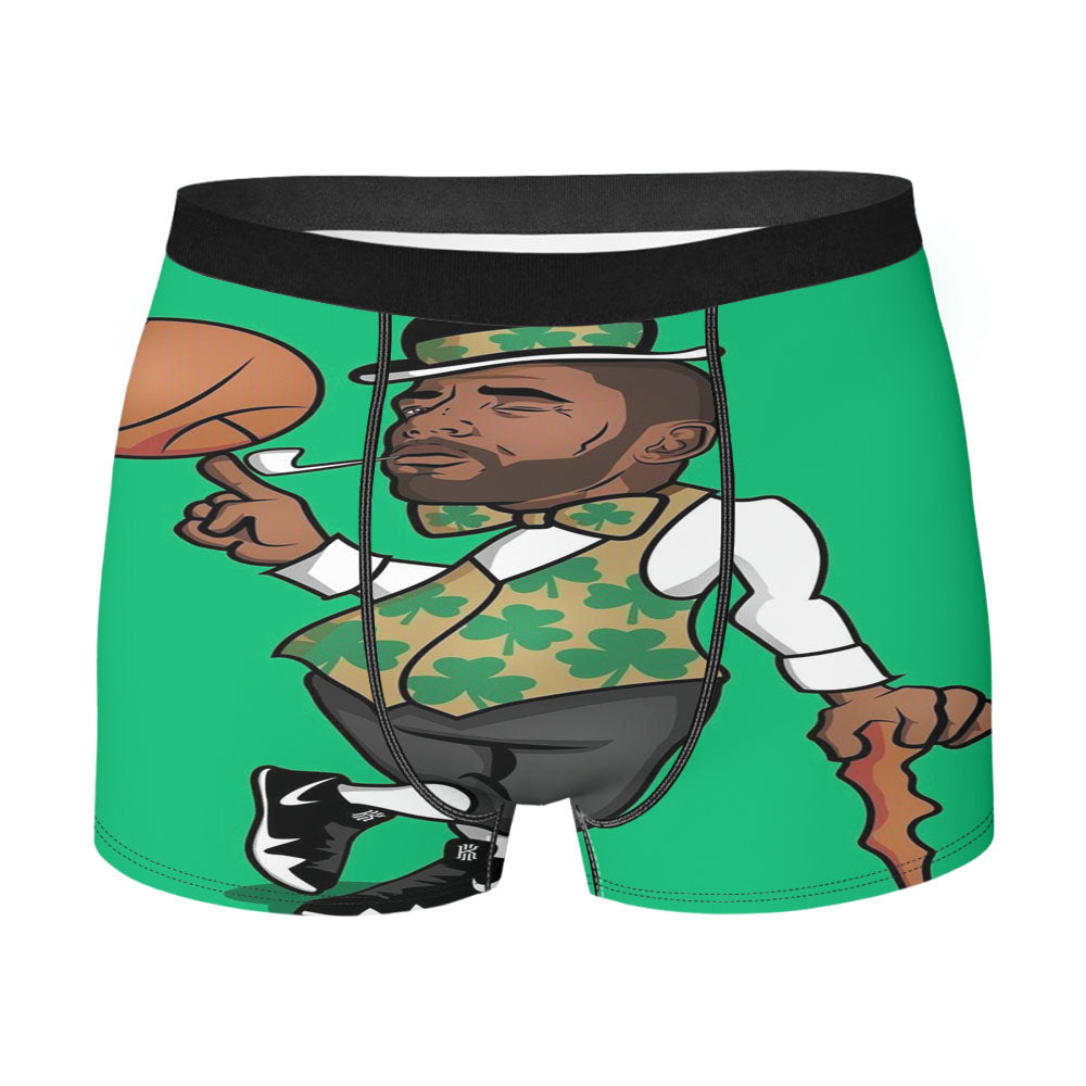 Boston Basket Ball Star Men'S Boxer Briefs