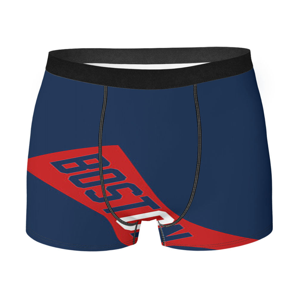 Boston Blue Men'S Boxer Briefs