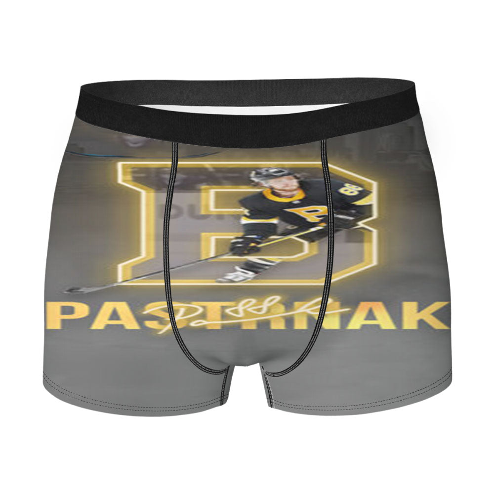 Boston Bruins David Pastrnak Men'S Boxer Briefs