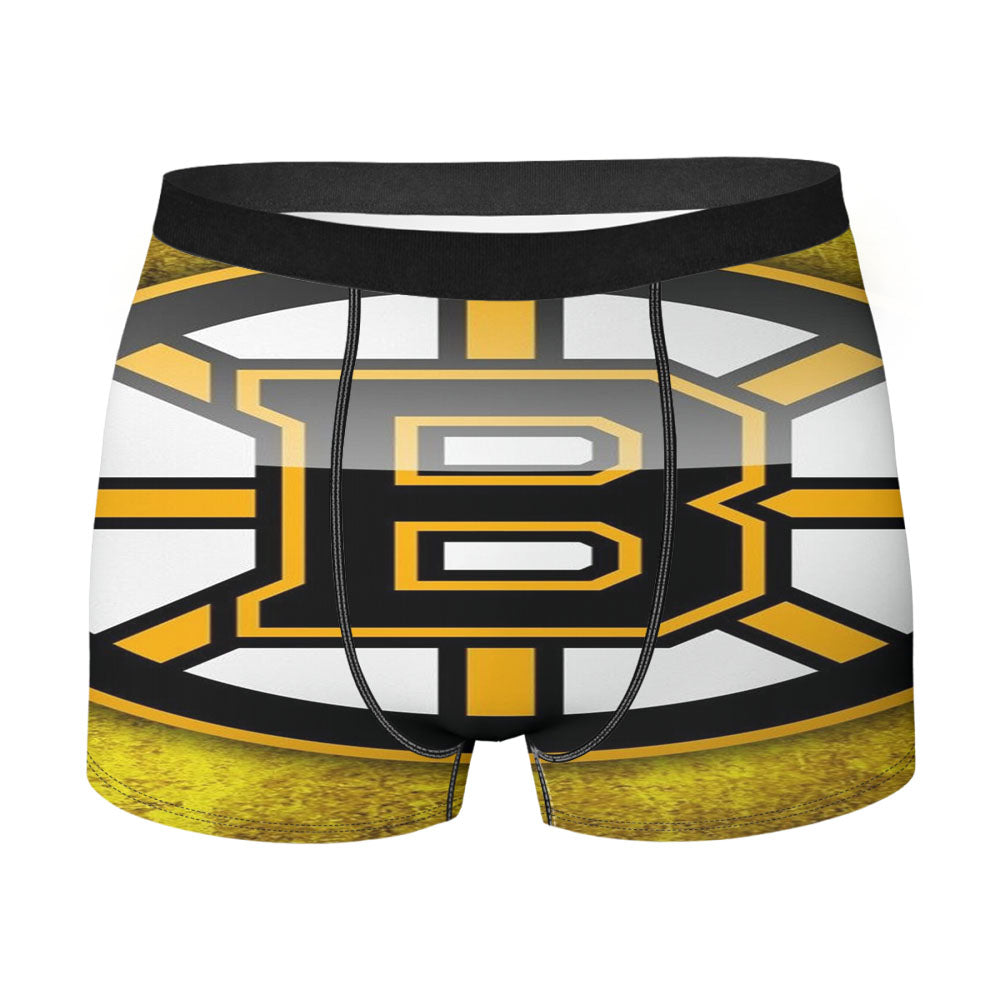 Boston Bruins Logo Image Men'S Boxer Briefs