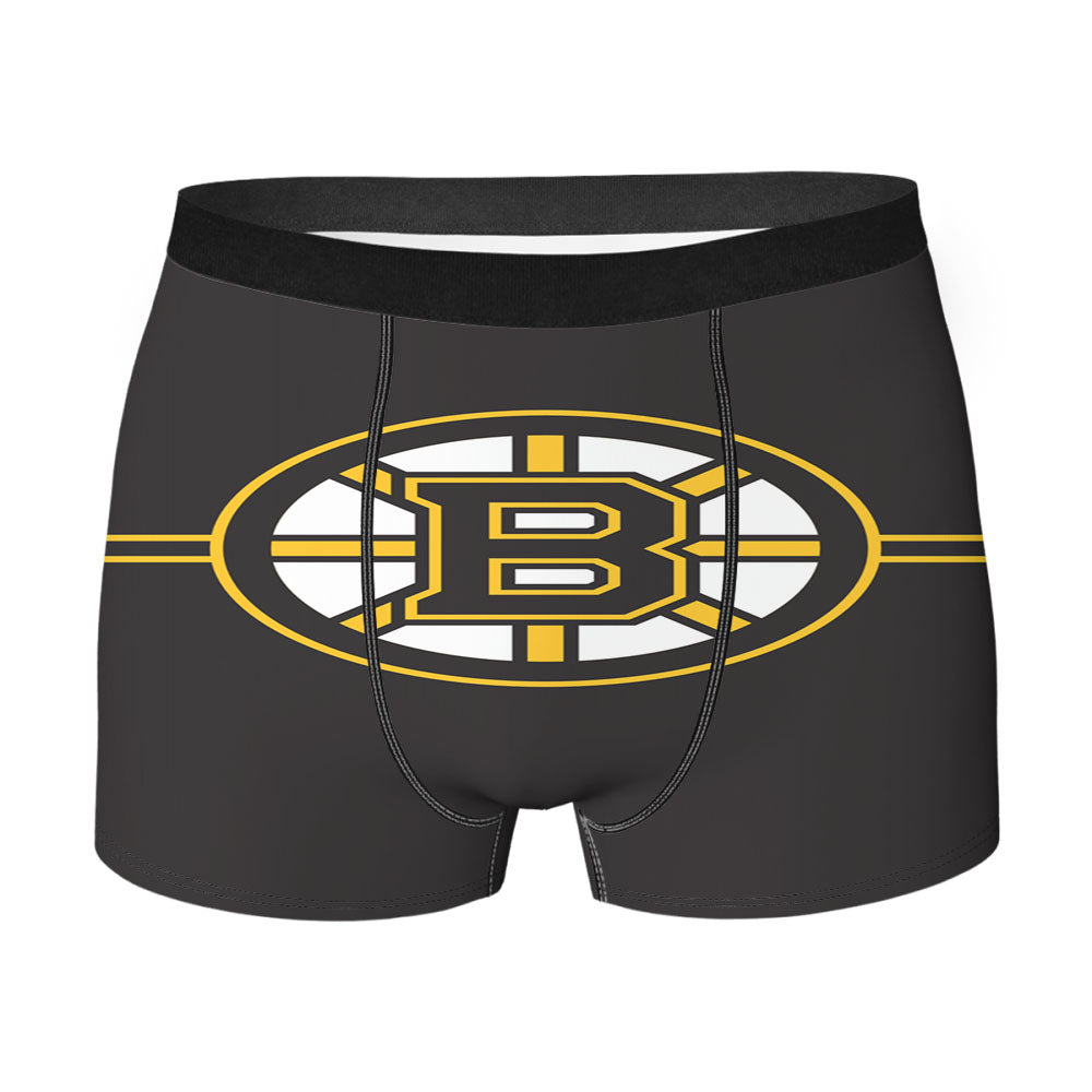 Boston Bruins Nhl Logo Men'S Boxer Briefs