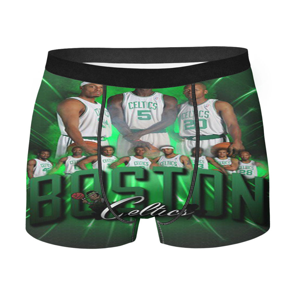 Boston Celtics Basketball Player Men'S Boxer Briefs