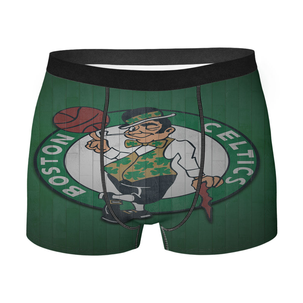 Boston Celtics Hardwood Men'S Boxer Briefs