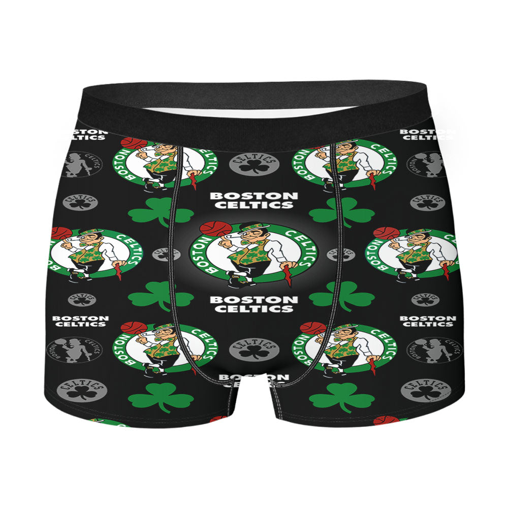 Boston Celtics Patters Men'S Boxer Briefs
