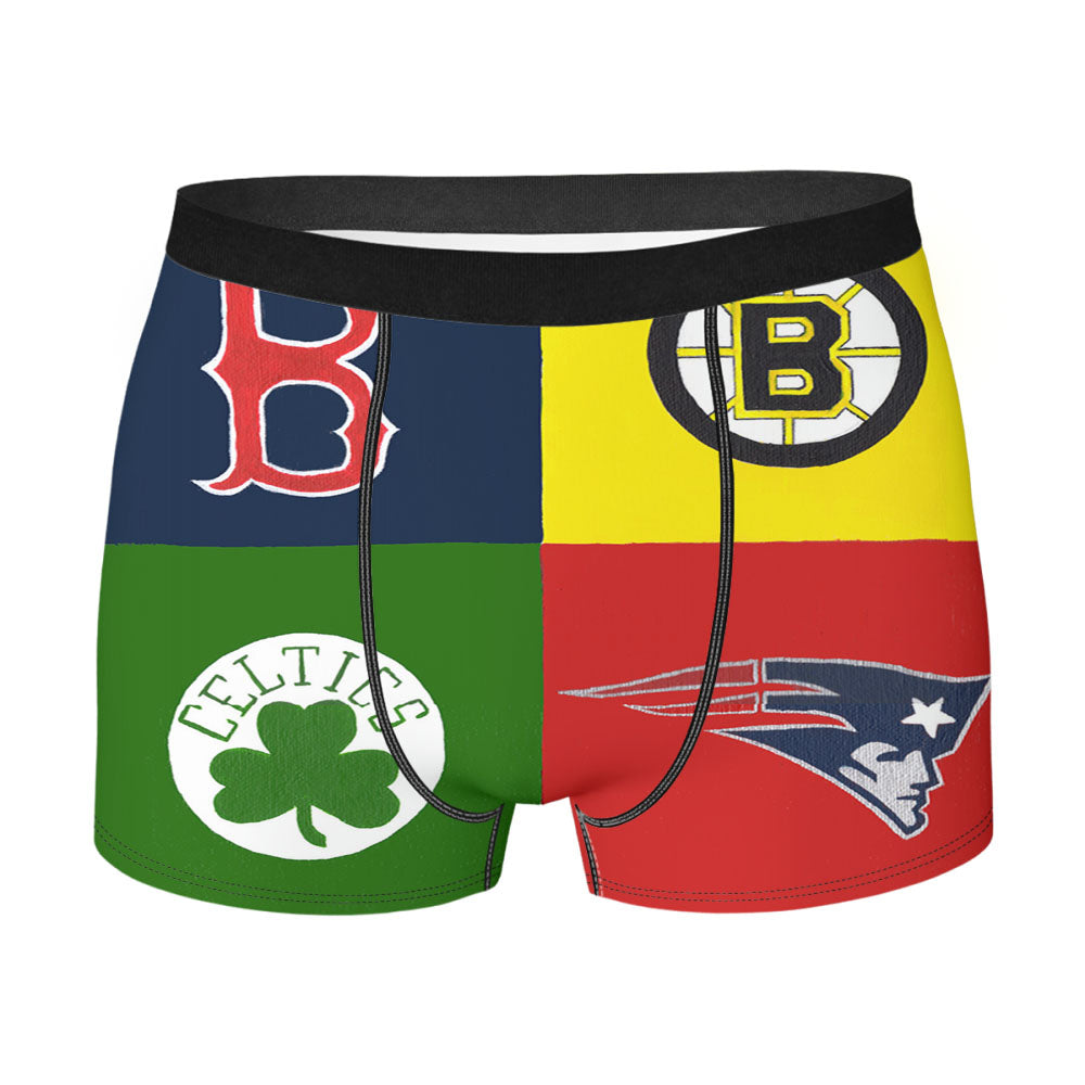 Boston Sports Lovah Men'S Boxer Briefs