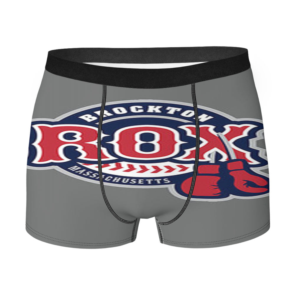 Brocton Rox Baseball Logo Gray Men'S Boxer Briefs