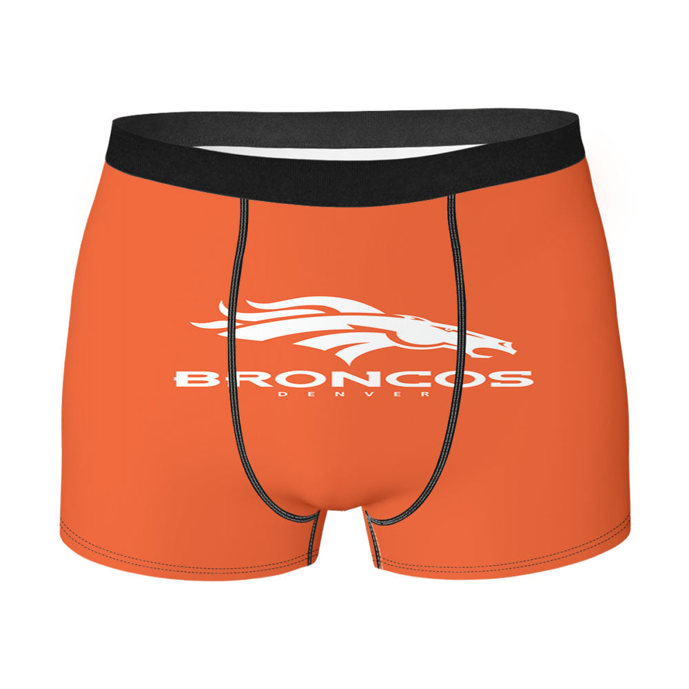 Broncos Denver White Men'S Boxer Briefs