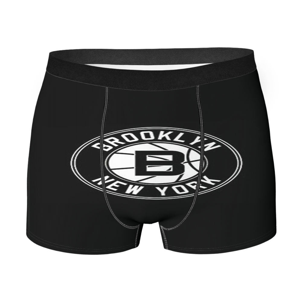 Brooklyn Black Nets Men'S Boxer Briefs