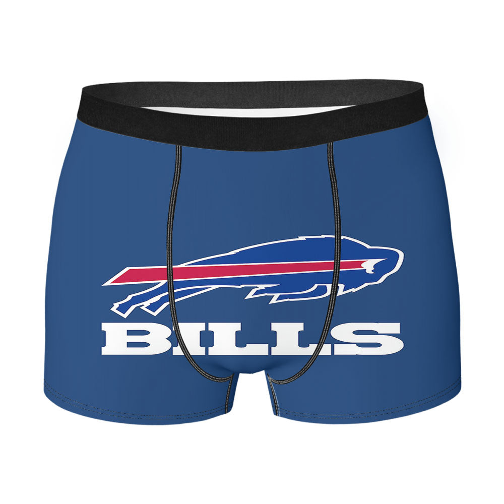 Buffalo Bills Emblem Pattern Men'S Boxer Briefs