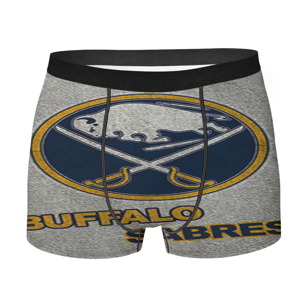 Buffalo Sabres Logo On Wall Men'S Boxer Briefs