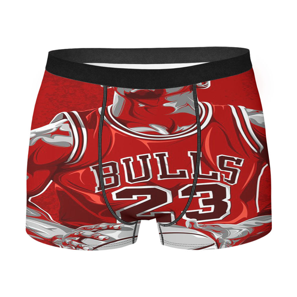 Bulls Man Jordan Chicago Heroes Men'S Boxer Briefs