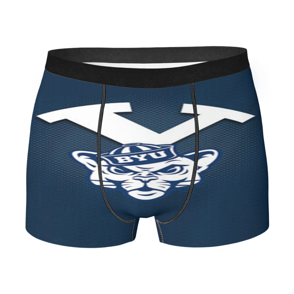 Byu Cougars Logo Men'S Boxer Briefs