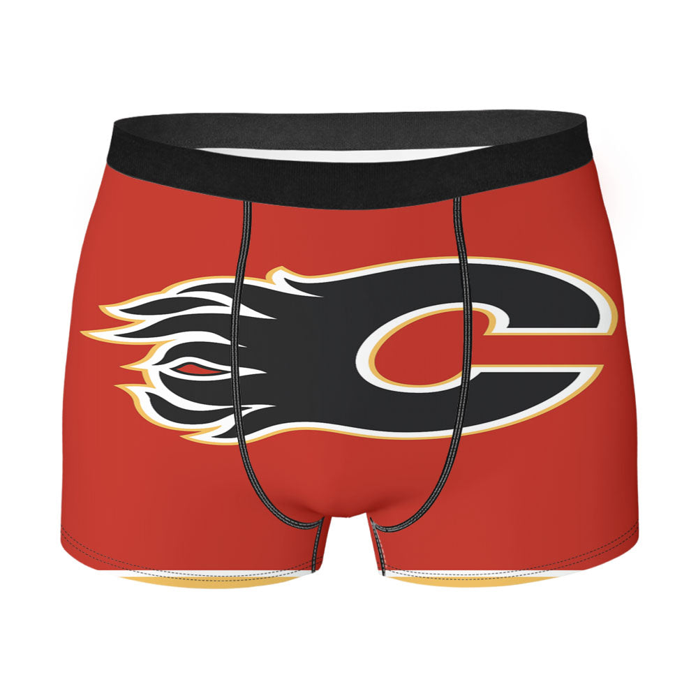 Calgary Flames 1 Men'S Boxer Briefs