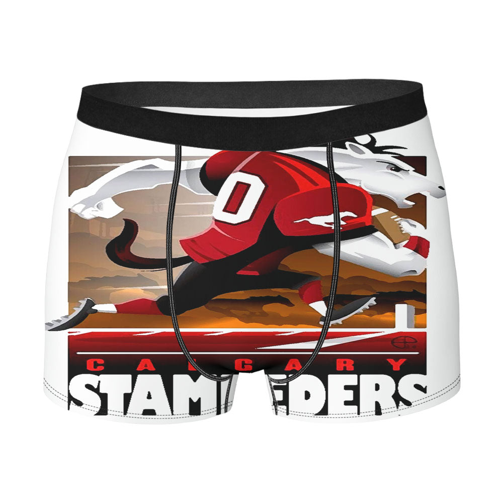 Calgary Stampeders Nfl Team Men'S Boxer Briefs