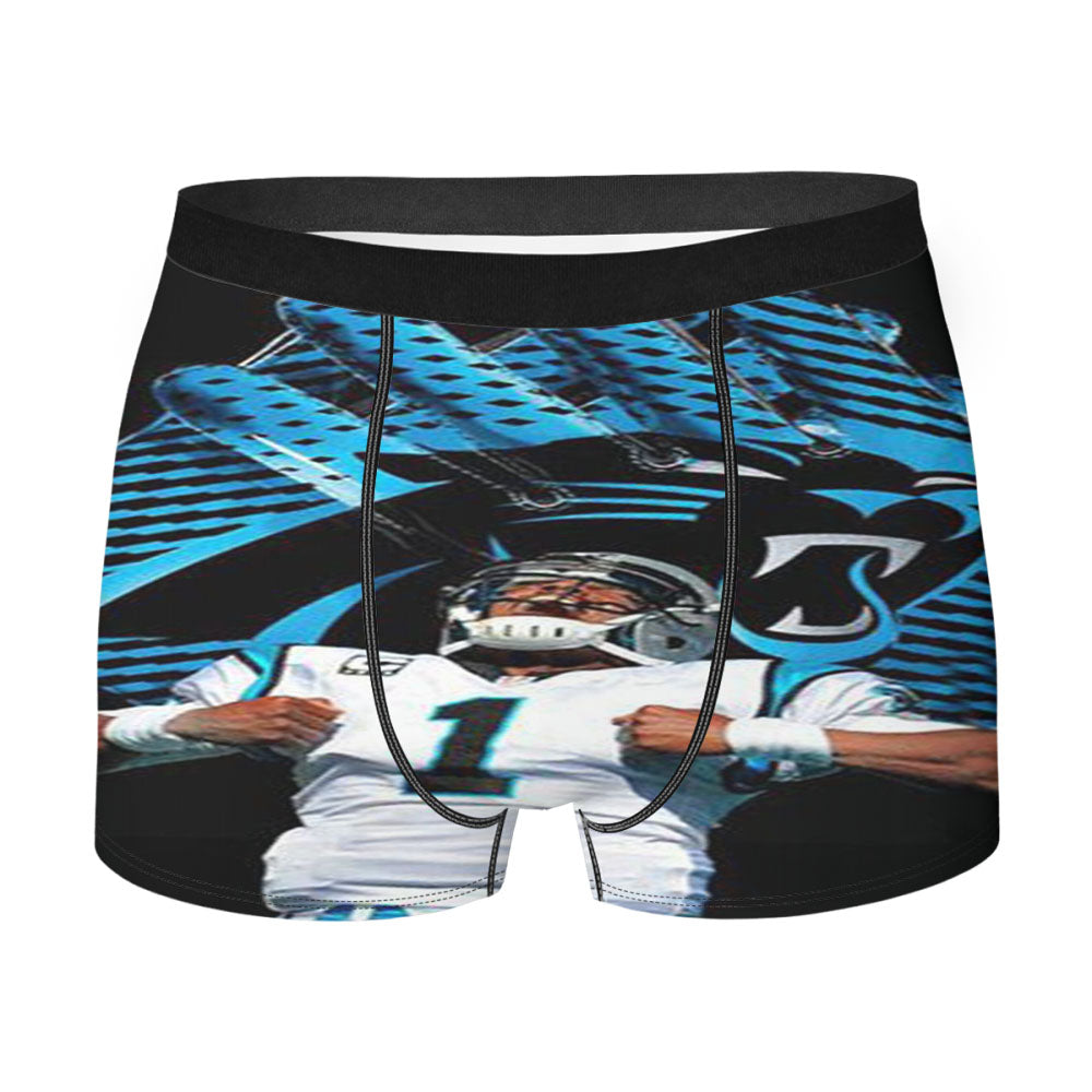Cam Newton Nfl Panthers Men'S Boxer Briefs
