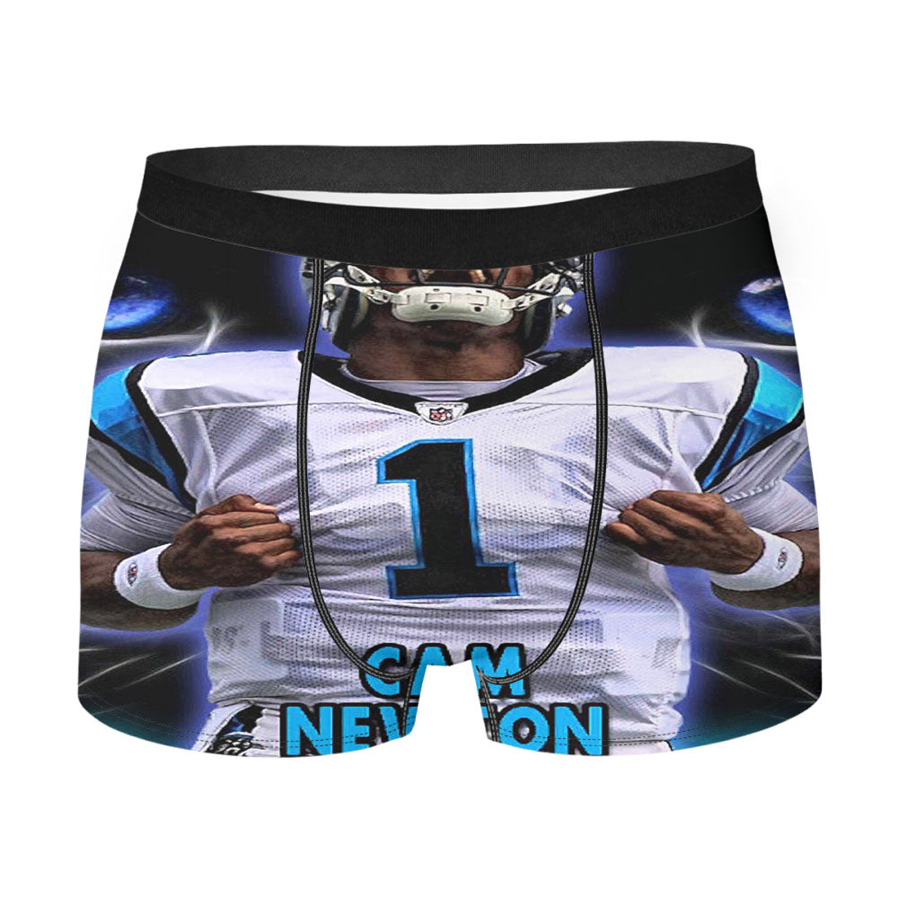 Cam Newton Panthers Eyes Men'S Boxer Briefs