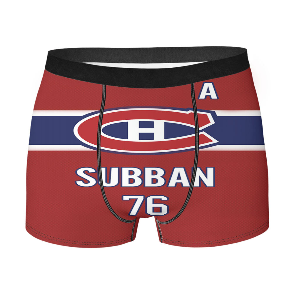 Canadiens Main Roster Men'S Boxer Briefs