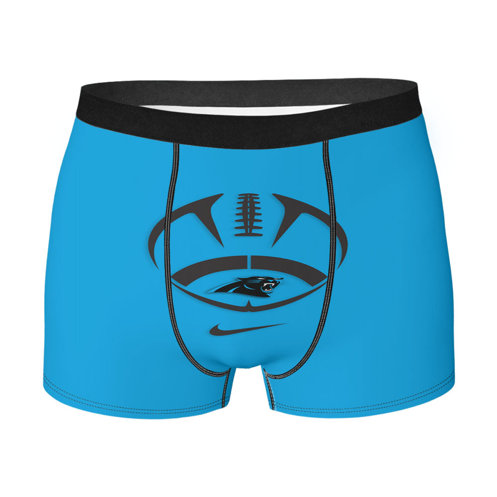 Carolina Panthers Blue Logo Men'S Boxer Briefs
