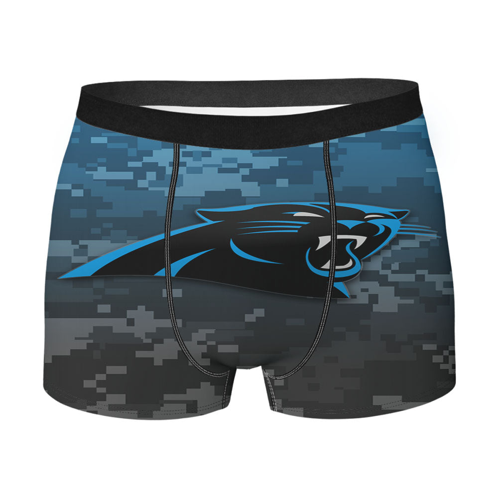 Carolina Panthers Logo Camo Men'S Boxer Briefs