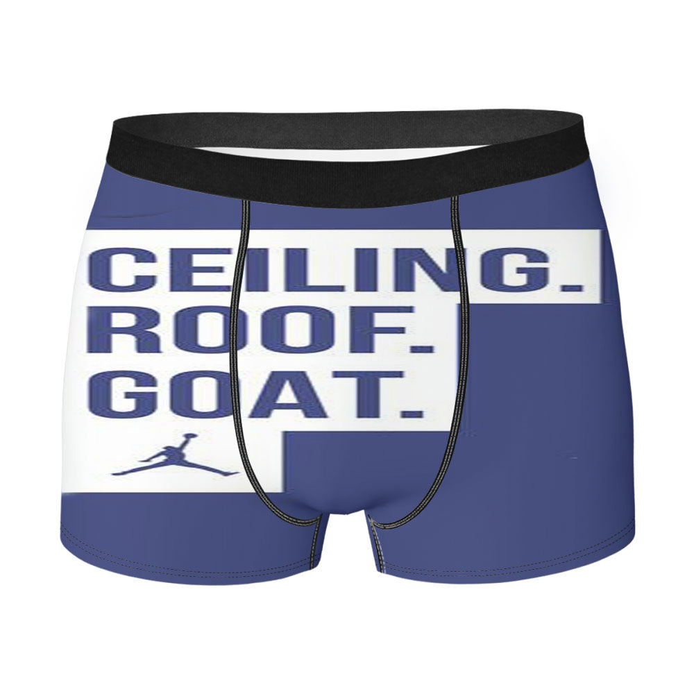 Ceiling Roof Goat Unc Jordan North Carolina Men'S Boxer Briefs