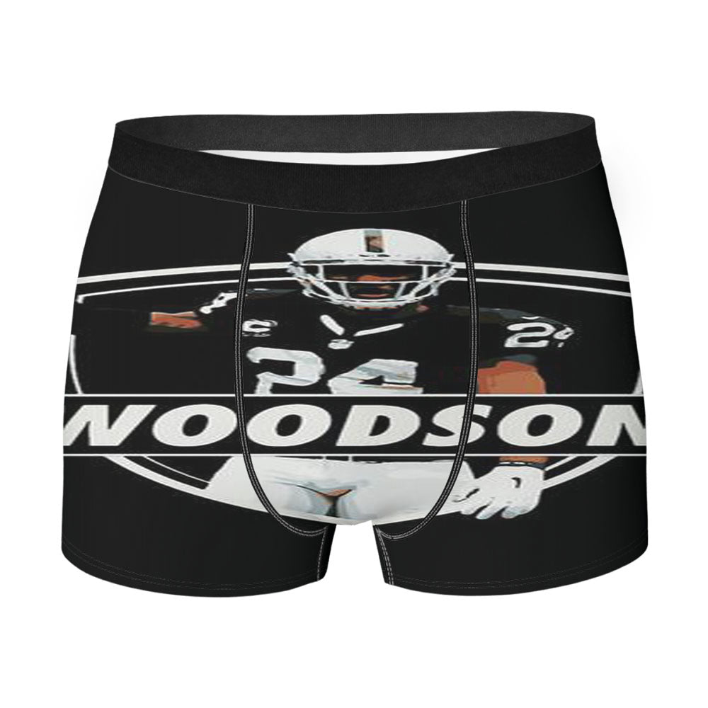 Charles Woodson Oakland Raiders Men'S Boxer Briefs