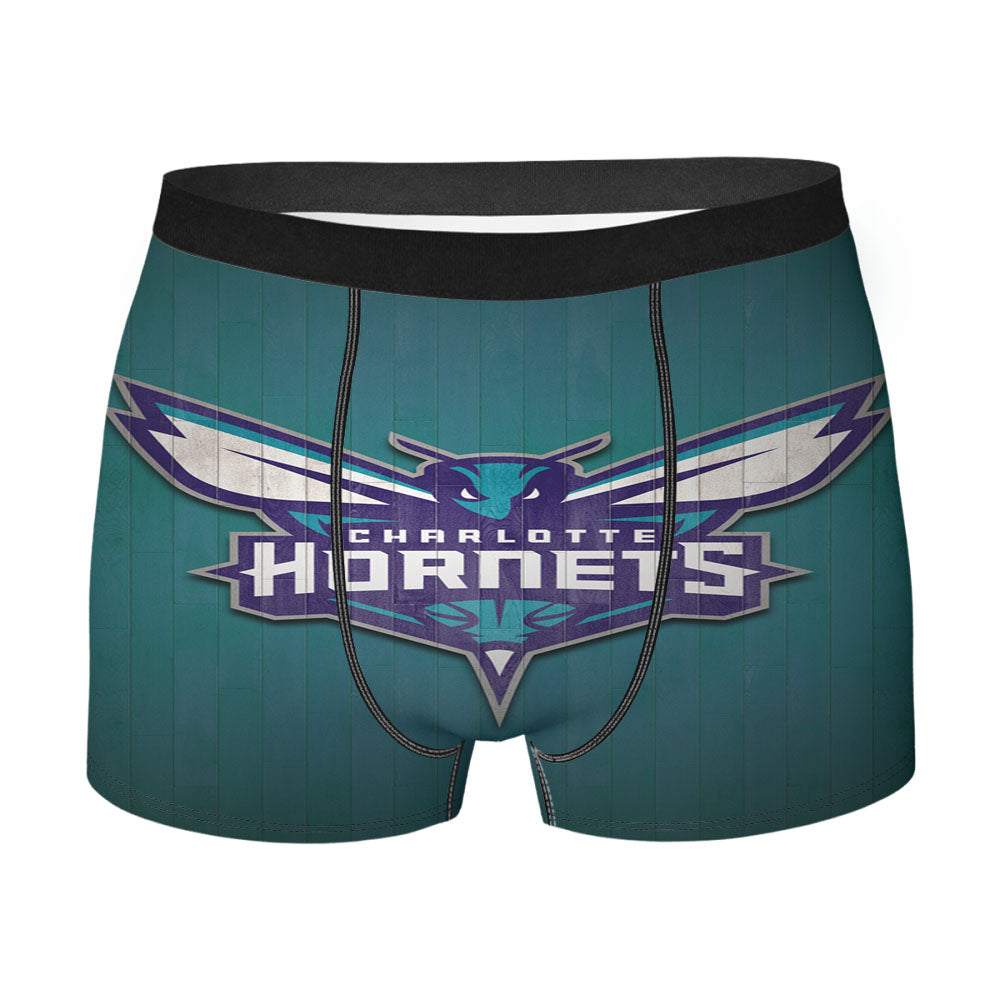 Charlotte Hornets Hardwood 2 Men'S Boxer Briefs