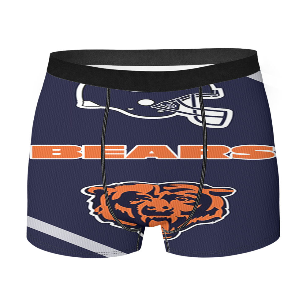 Chicago Bears Wallpaper Men'S Boxer Briefs
