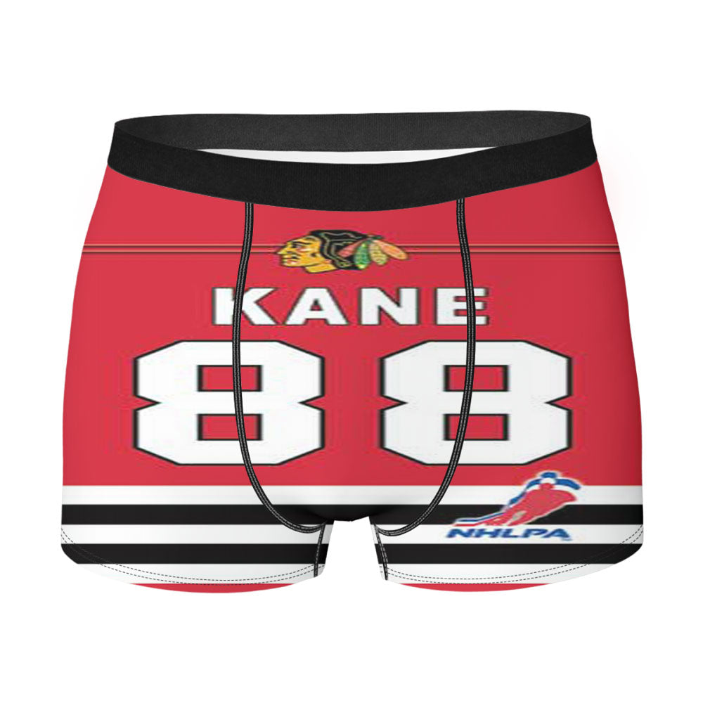 Chicago Blackhawks Kane Jersey Men'S Boxer Briefs