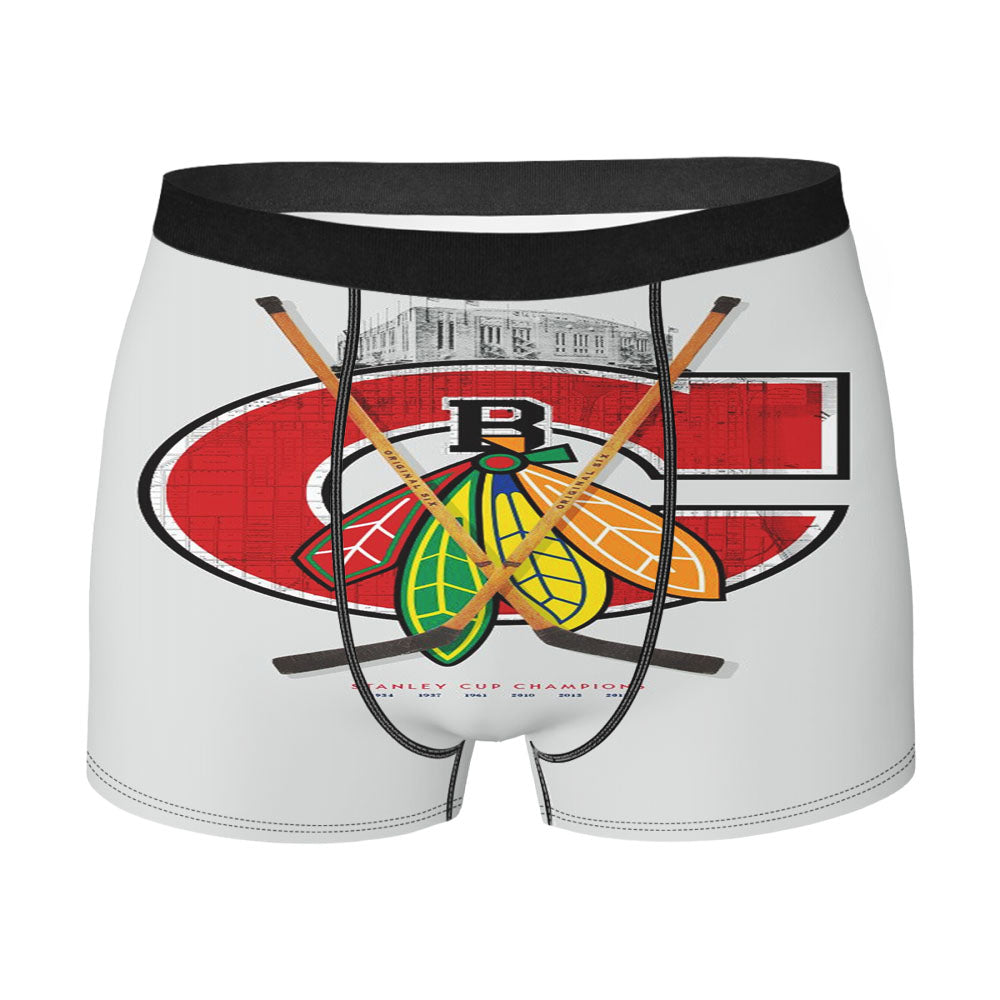Chicago Blackhawks Stanley Cup Champions Men'S Boxer Briefs