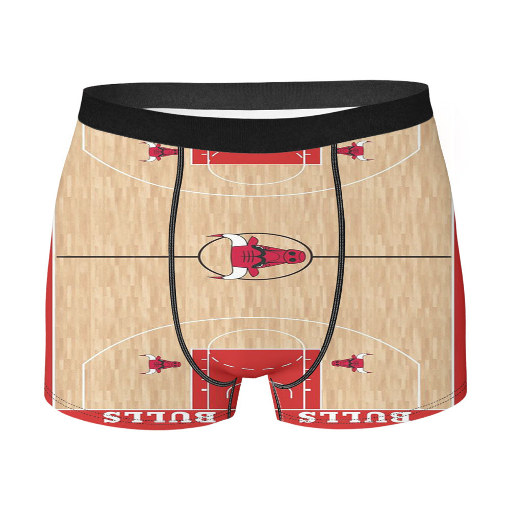 Chicago Bulls Basket Basket Ball Club Men'S Boxer Briefs