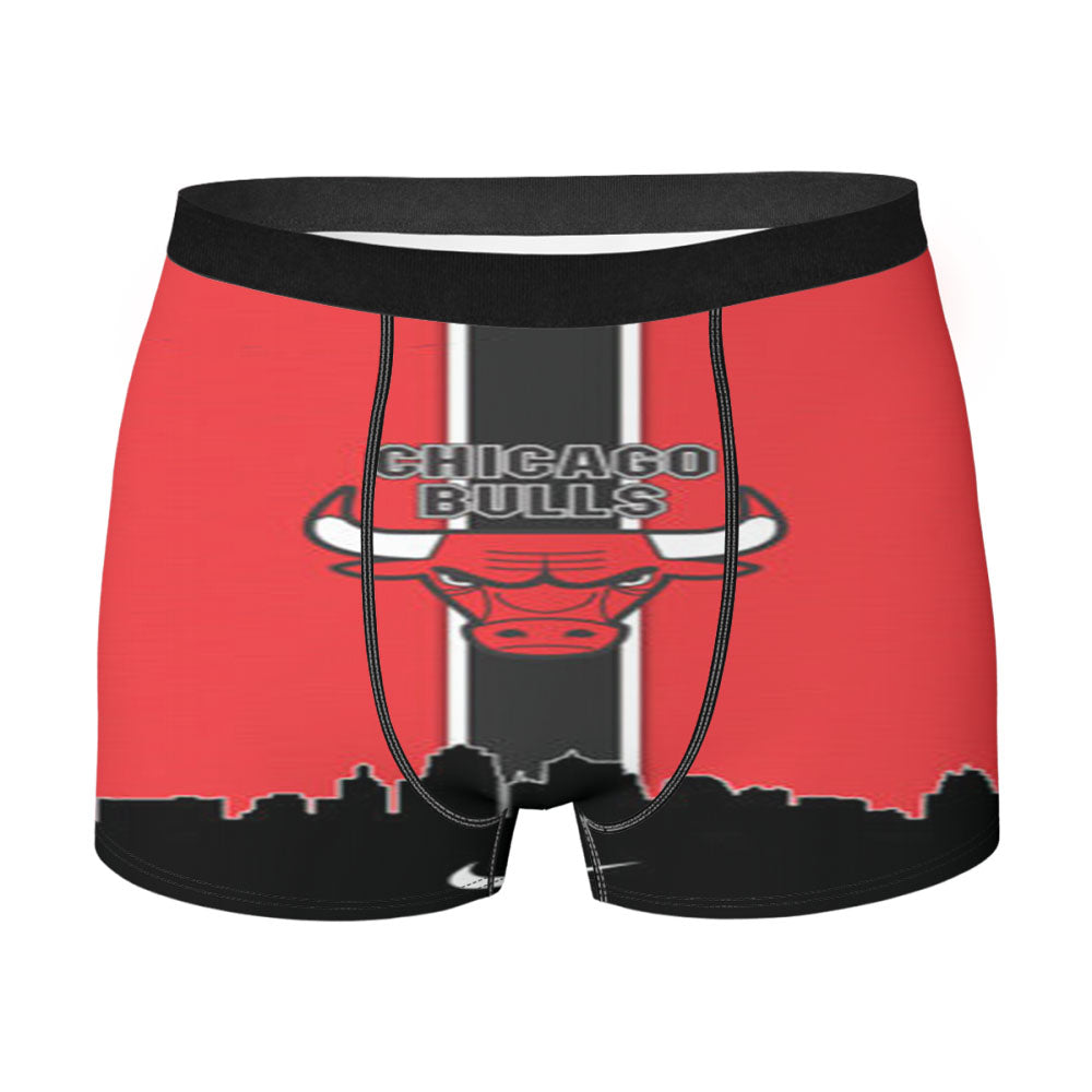 Chicago Bulls Basketball Team Men'S Boxer Briefs