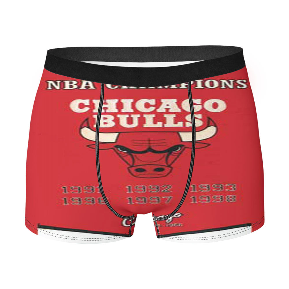 Chicago Bulls Championship Banner Men'S Boxer Briefs