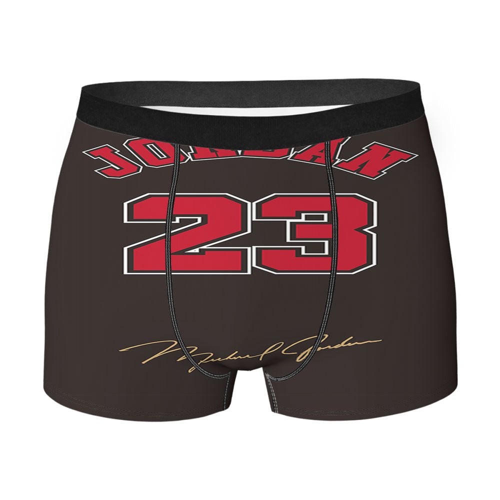 Chicago Bulls Jordan Black Men'S Boxer Briefs