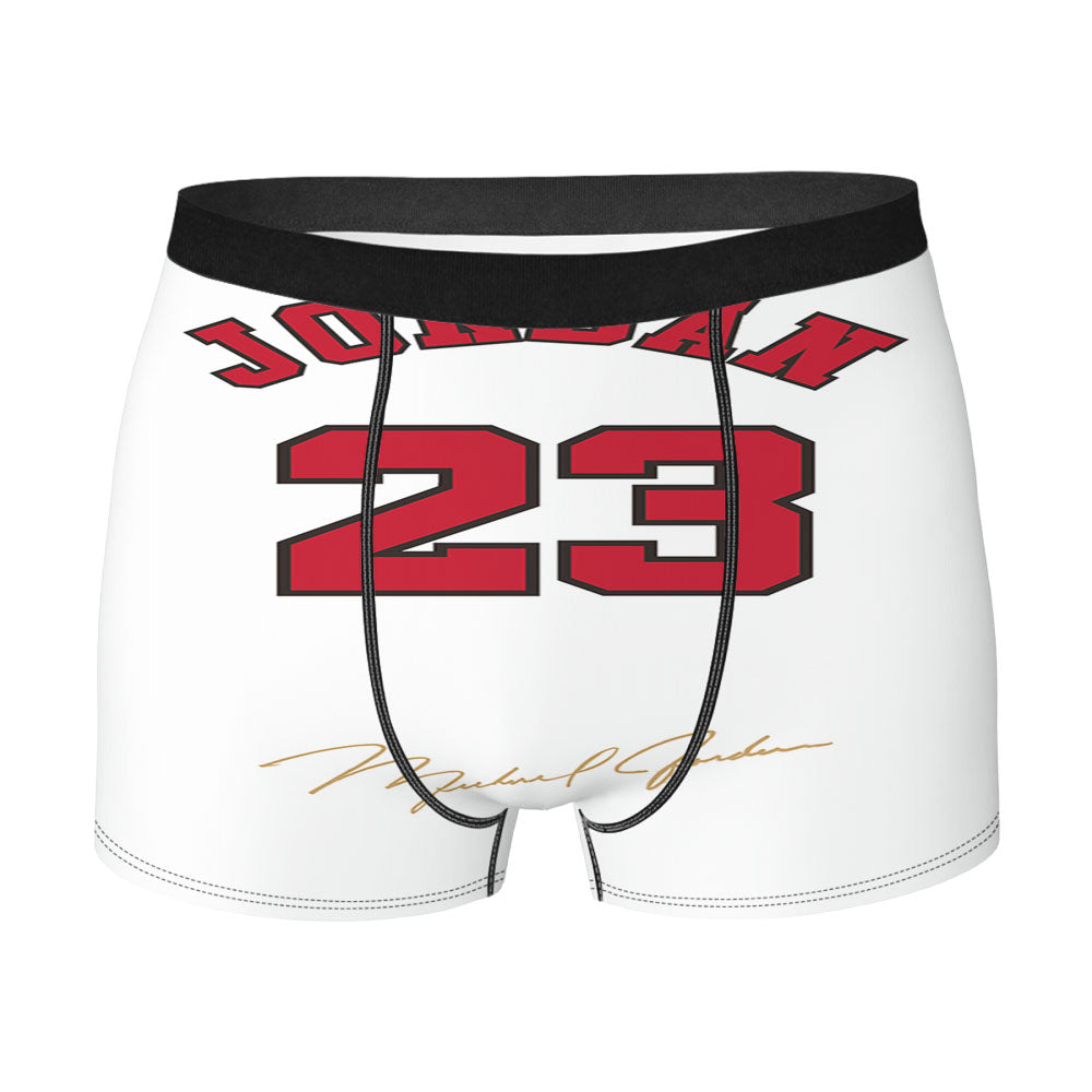 Chicago Bulls Jordan White Men'S Boxer Briefs