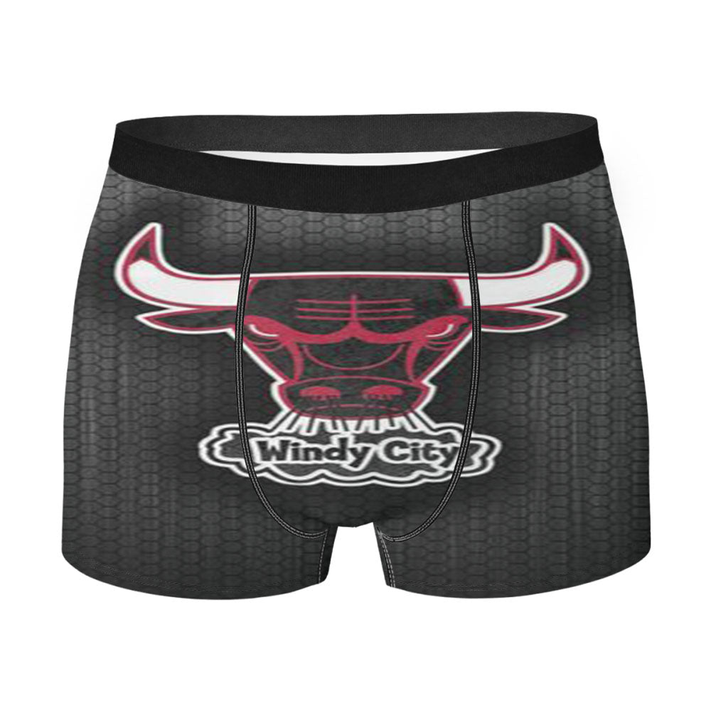 Chicago Bulls Logo Men'S Boxer Briefs