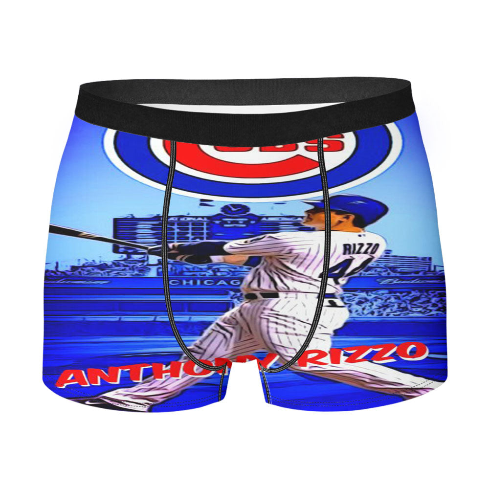 Chicago Cubs Anthony Rizzo Men'S Boxer Briefs