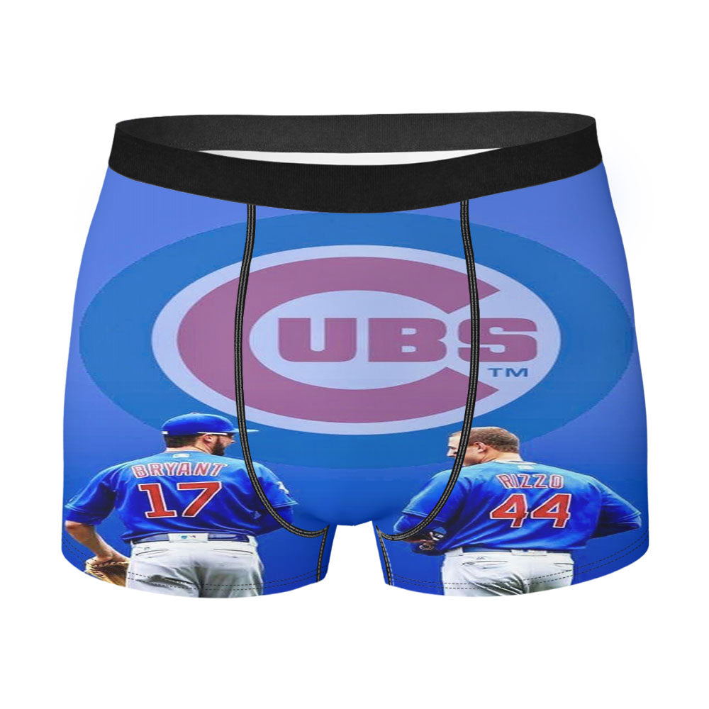 Chicago Cubs Baseball Club Men'S Boxer Briefs