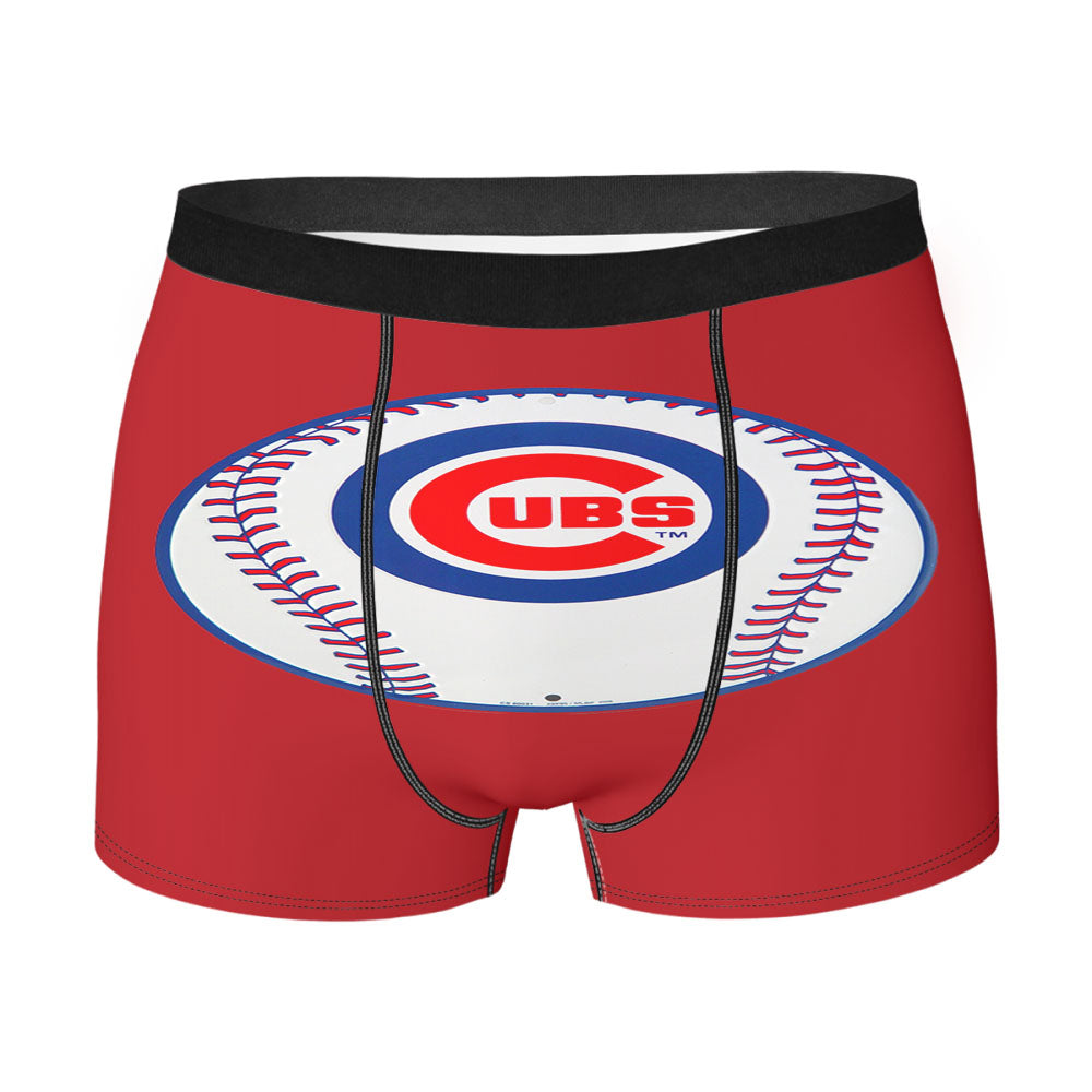 Chicago Cubs Baseball Logo Men'S Boxer Briefs